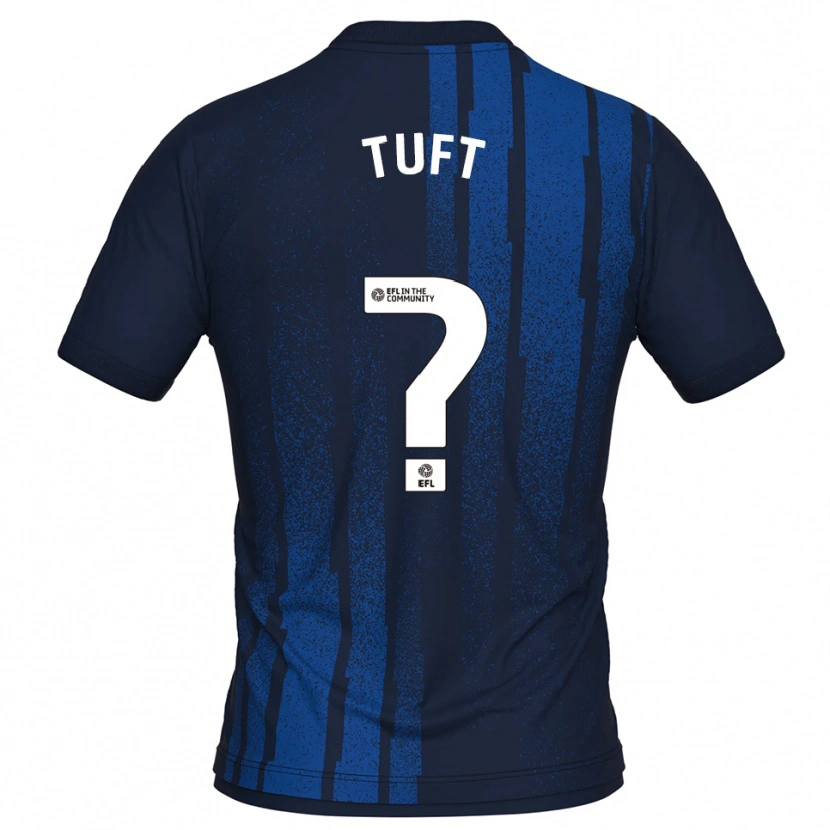 Danxen Men Jacob Tuft #0 Navy White Away Jersey 2025/26 T-Shirt
