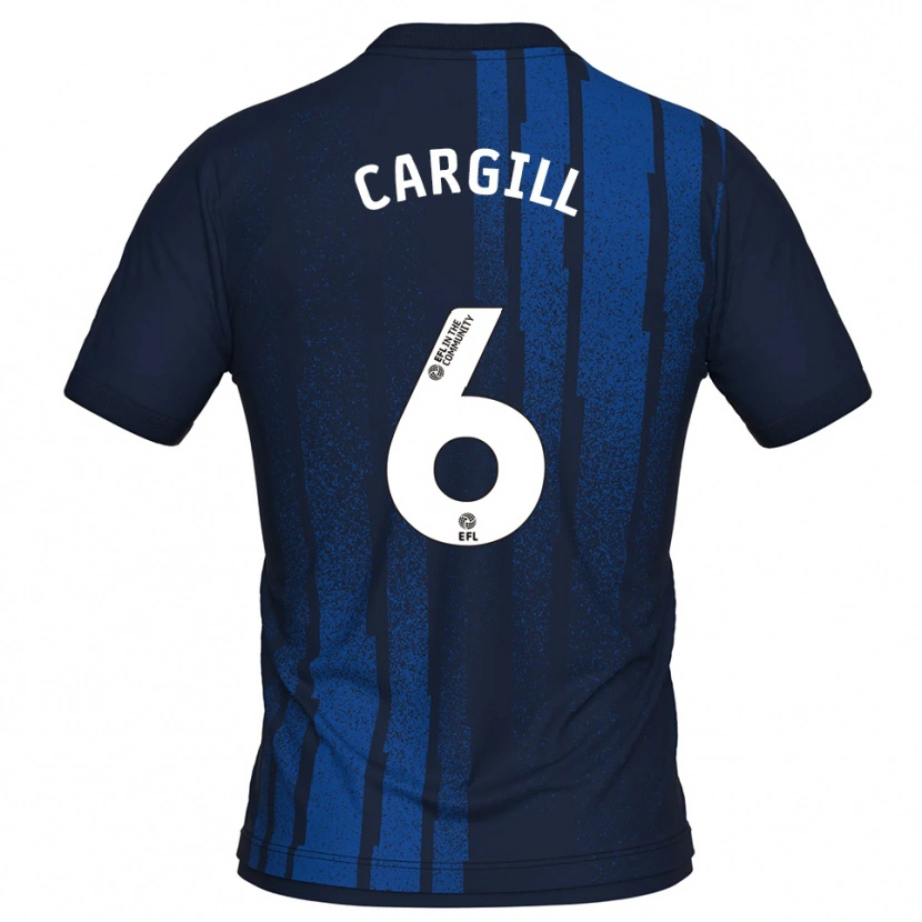 Danxen Men Baily Cargill #6 Navy White Away Jersey 2025/26 T-Shirt