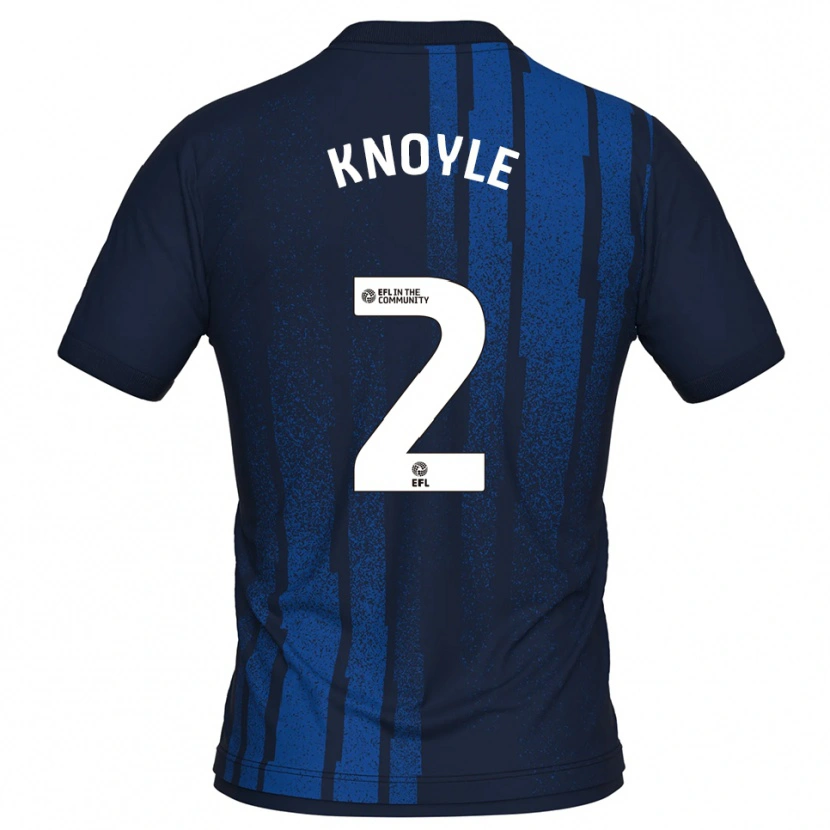 Danxen Men Kyle Knoyle #2 Navy White Away Jersey 2025/26 T-Shirt