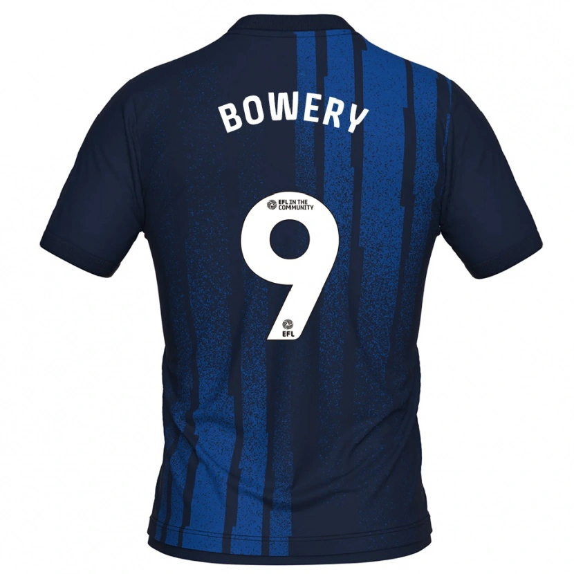 Danxen Men Jordan Bowery #9 Navy White Away Jersey 2025/26 T-Shirt