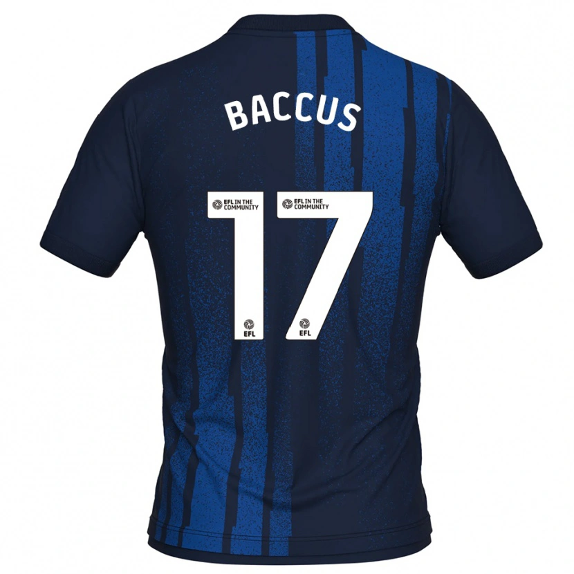 Danxen Men Keanu Baccus #17 Navy White Away Jersey 2025/26 T-Shirt