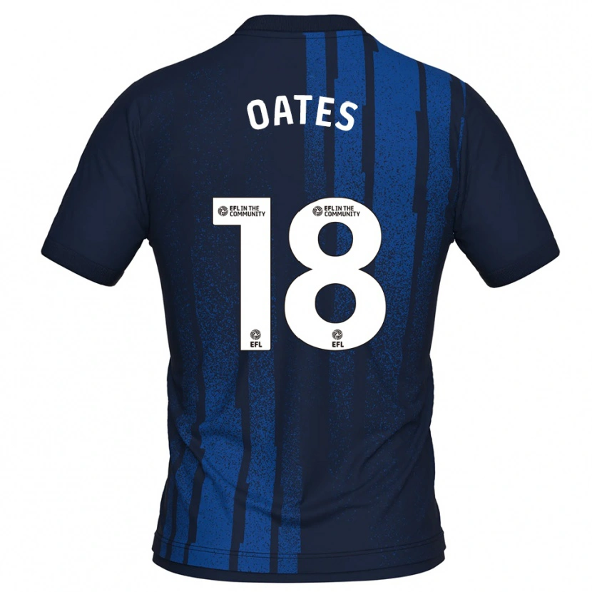Danxen Men Rhys Oates #18 Navy White Away Jersey 2025/26 T-Shirt