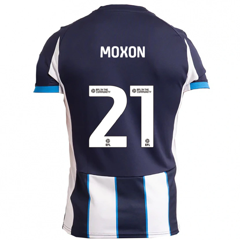 Danxen Men Owen Moxon #21 White Navy Away Jersey 2025/26 T-Shirt