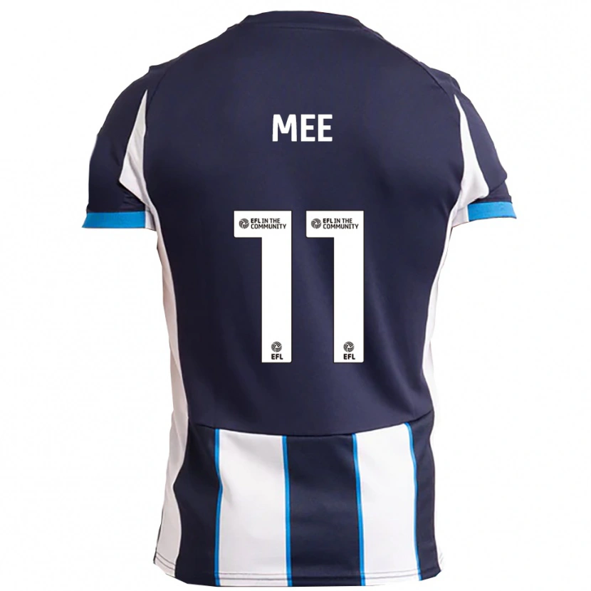 Danxen Men Ashton Mee #11 White Navy Away Jersey 2025/26 T-Shirt