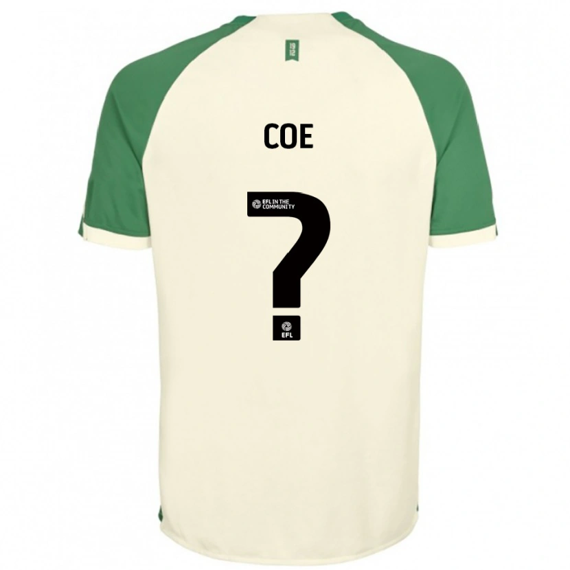 Danxen Men Natasha Coe #0 Off-White Green Away Jersey 2025/26 T-Shirt