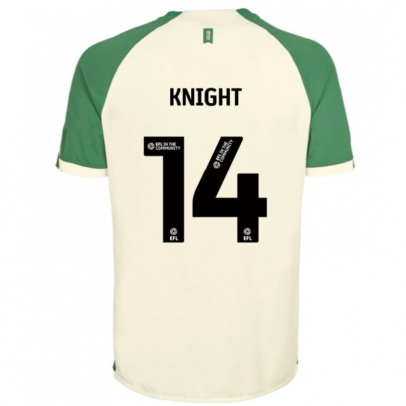 Danxen Men Ben Knight #14 Off-White Green Away Jersey 2025/26 T-Shirt