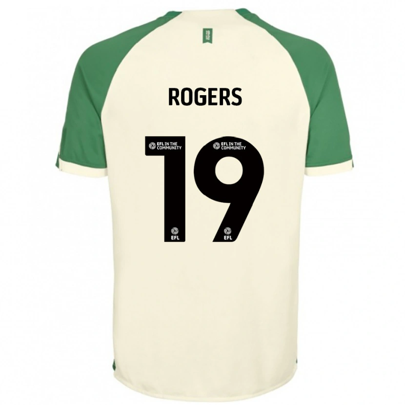 Danxen Men Beatrice Rogers #19 Off-White Green Away Jersey 2025/26 T-Shirt