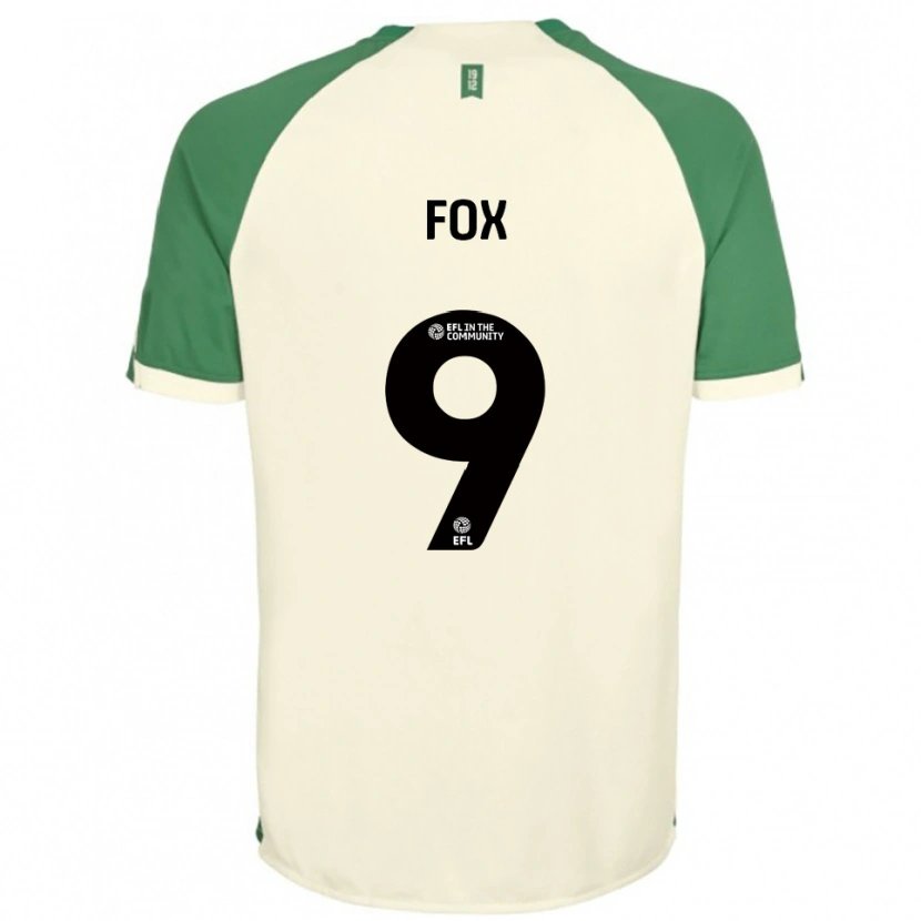 Danxen Men Ruth Fox #9 Off-White Green Away Jersey 2025/26 T-Shirt