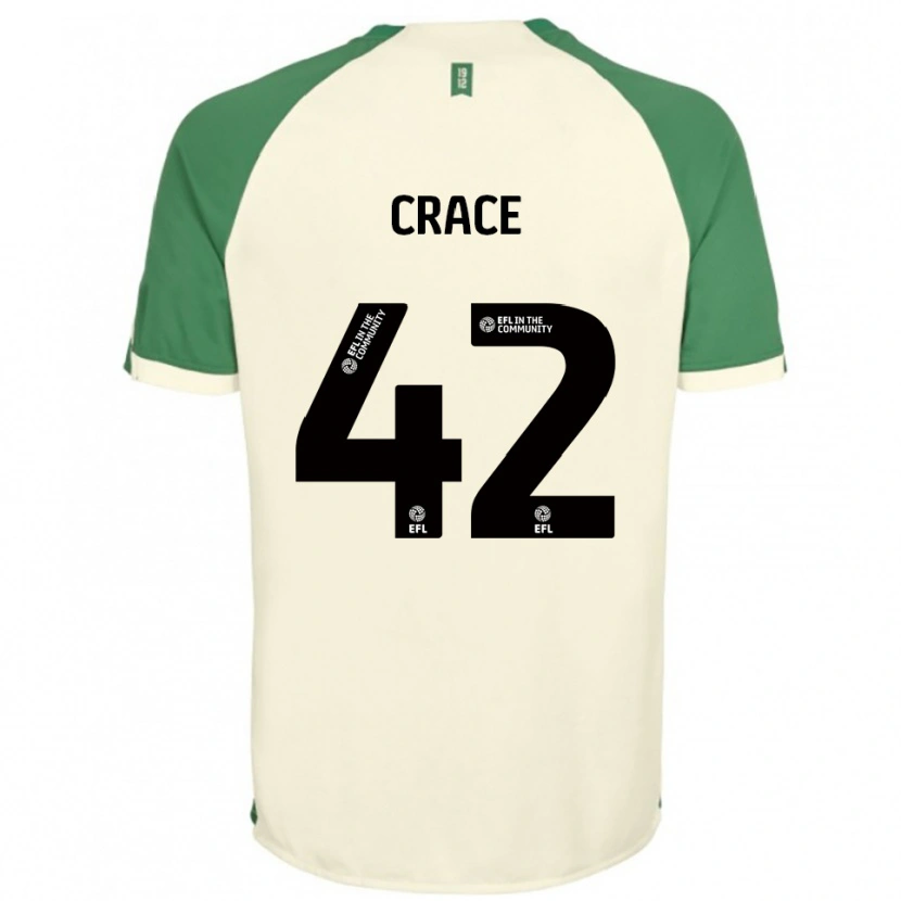 Danxen Men Dempsey Crace #42 Off-White Green Away Jersey 2025/26 T-Shirt
