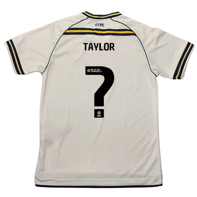Danxen Men Alfie Taylor #0 White Navy Away Jersey 2025/26 T-Shirt