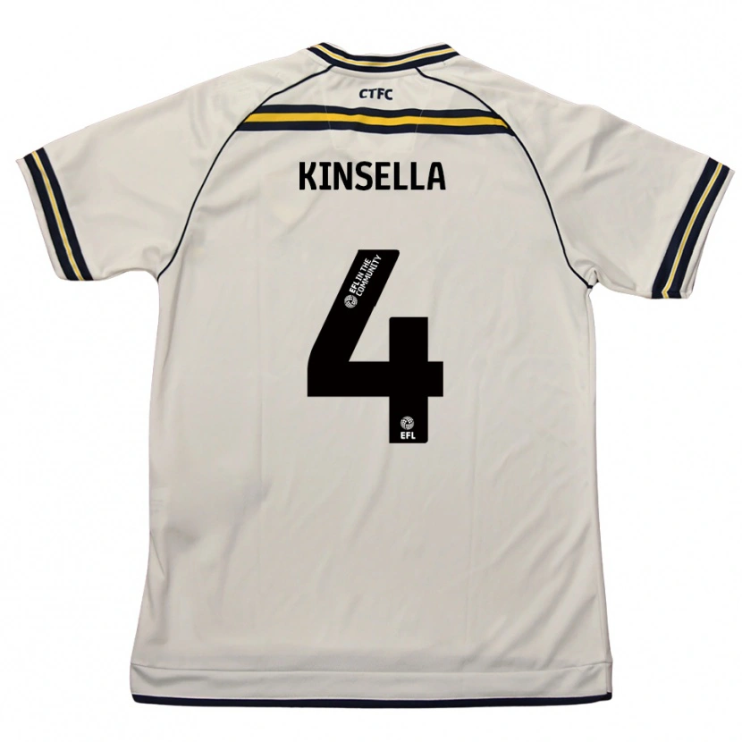 Danxen Men Liam Kinsella #4 White Navy Away Jersey 2025/26 T-Shirt