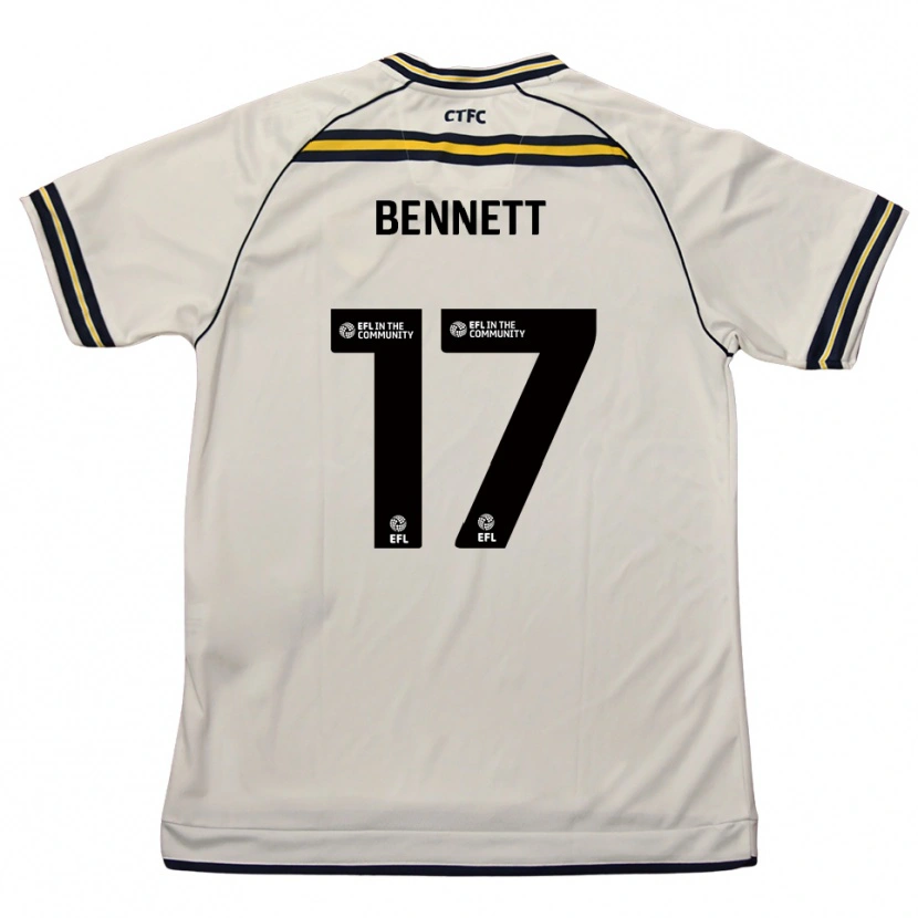 Danxen Men Scot Bennett #17 White Navy Away Jersey 2025/26 T-Shirt