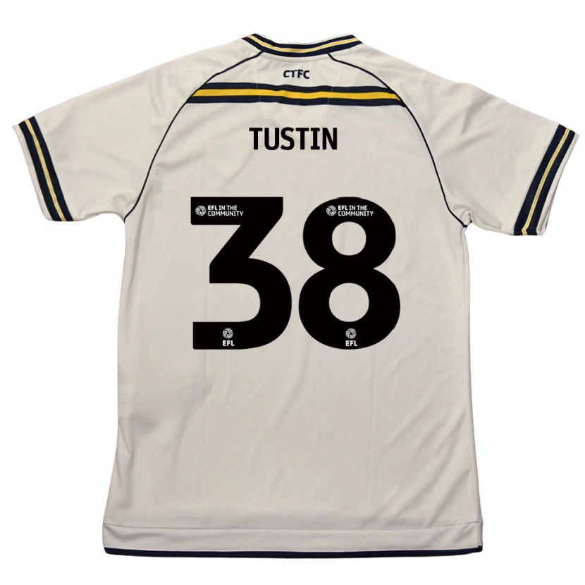 Danxen Men Harry Tustin #38 White Navy Away Jersey 2025/26 T-Shirt