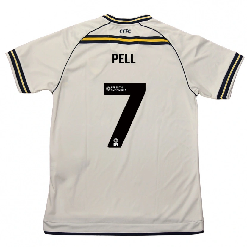 Danxen Men Harry Pell #7 White Navy Away Jersey 2025/26 T-Shirt