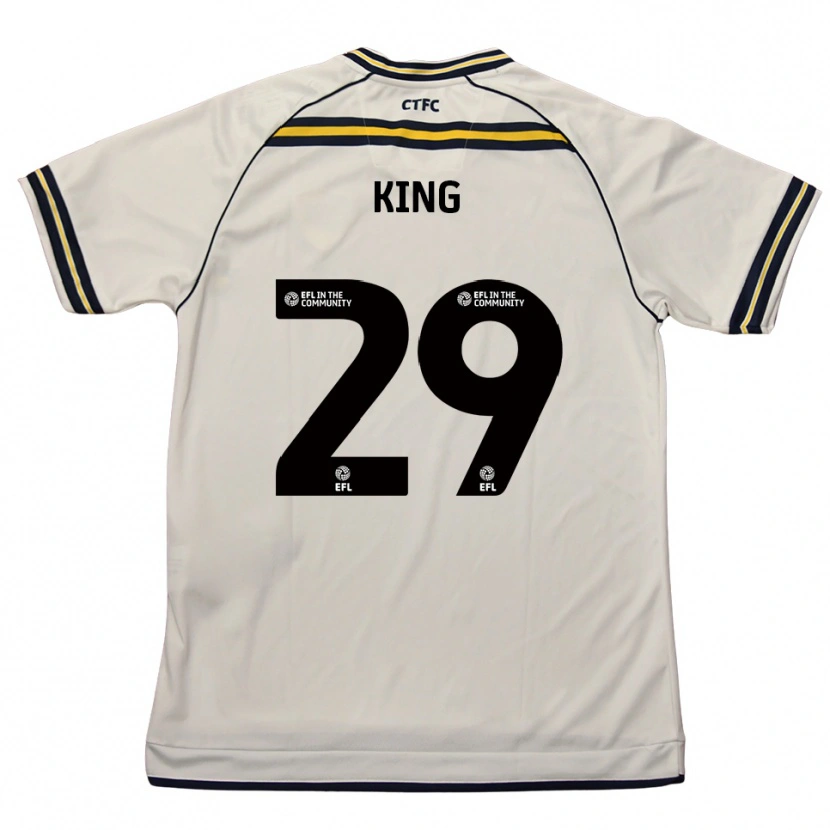 Danxen Men Tom King #29 White Navy Away Jersey 2025/26 T-Shirt