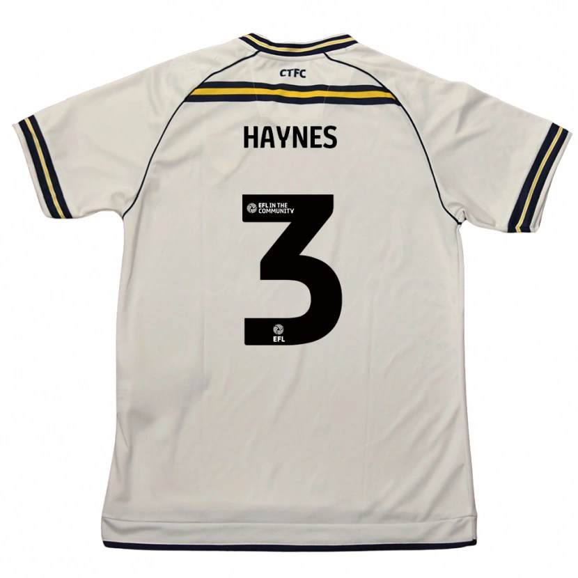 Danxen Men Ryan Haynes #3 White Navy Away Jersey 2025/26 T-Shirt