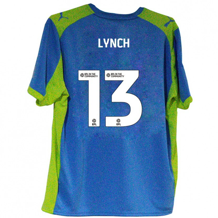 Danxen Men Jay Lynch #13 Sky Blue Yellow Away Jersey 2025/26 T-Shirt