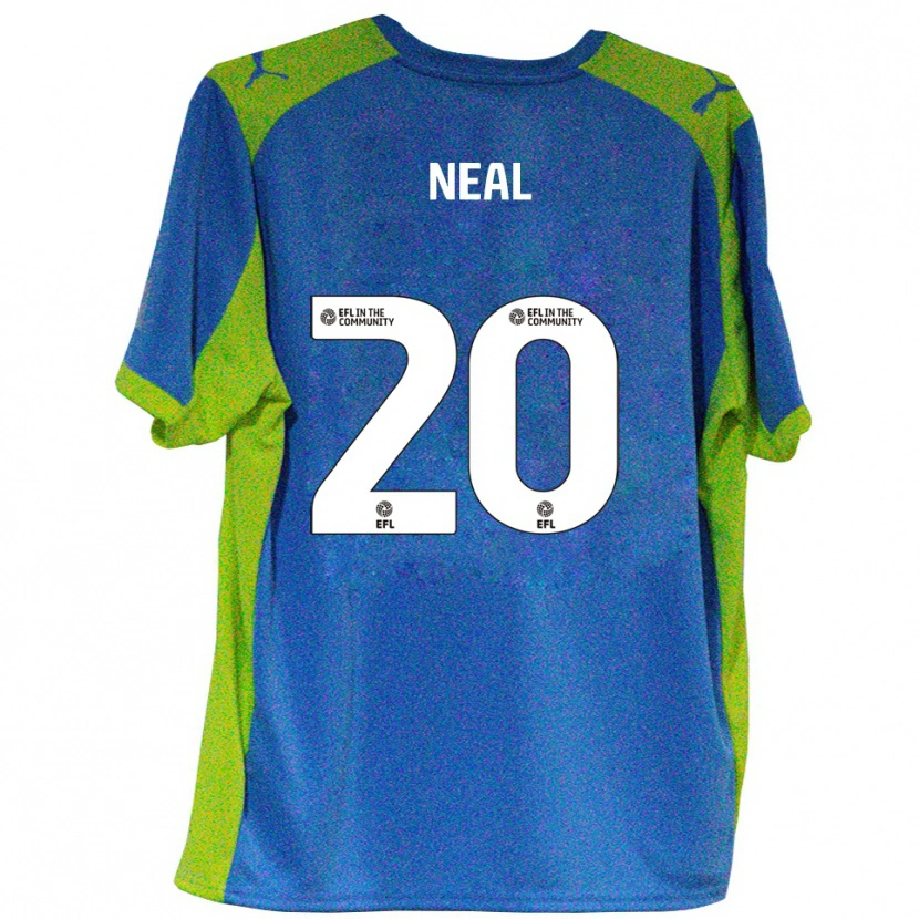 Danxen Men Harrison Neal #20 Sky Blue Yellow Away Jersey 2025/26 T-Shirt