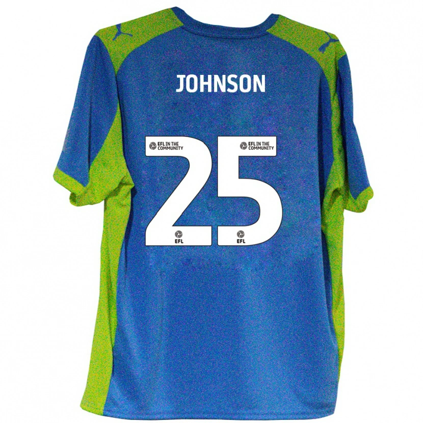 Danxen Men Will Johnson #25 Sky Blue Yellow Away Jersey 2025/26 T-Shirt