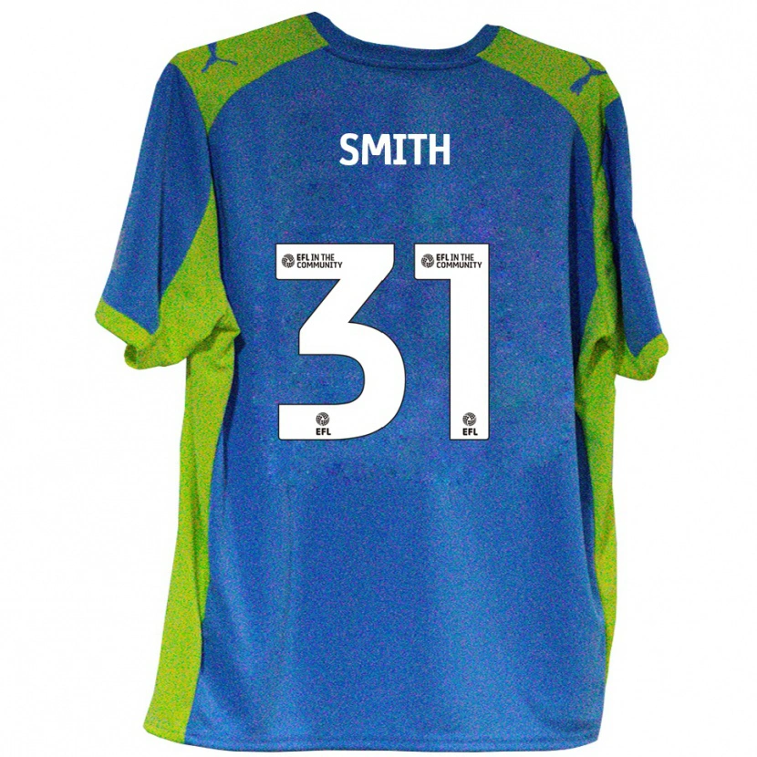 Danxen Men Pele Smith #31 Sky Blue Yellow Away Jersey 2025/26 T-Shirt