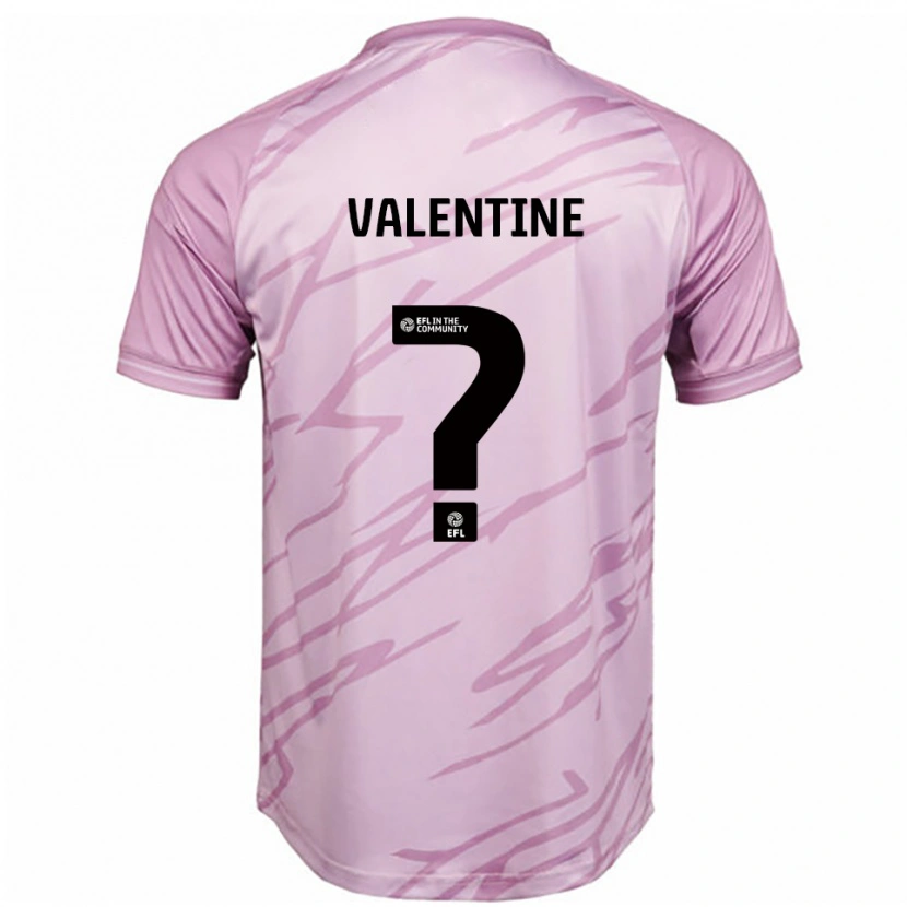 Danxen Men Jayden Valentine #0 Pink Black Away Jersey 2025/26 T-Shirt