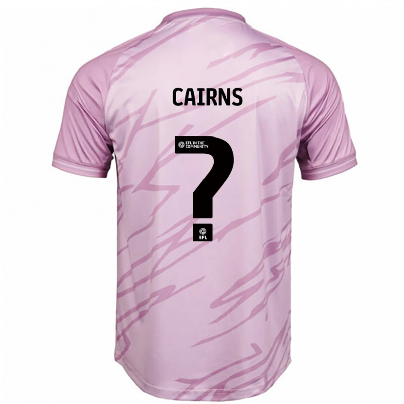 Danxen Men Karsten Cairns #0 Pink Black Away Jersey 2025/26 T-Shirt