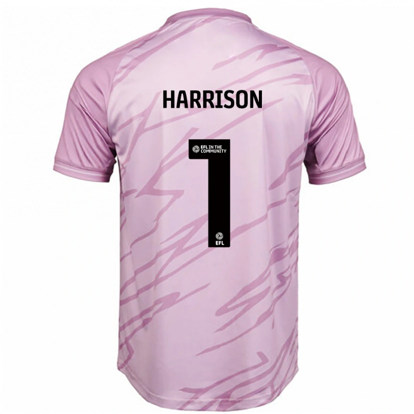 Danxen Men Elyh Harrison #1 Pink Black Away Jersey 2025/26 T-Shirt