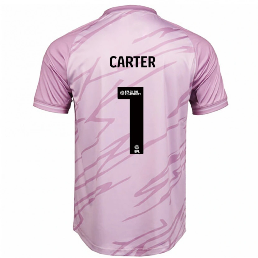 Danxen Men Phoebe Carter #1 Pink Black Away Jersey 2025/26 T-Shirt