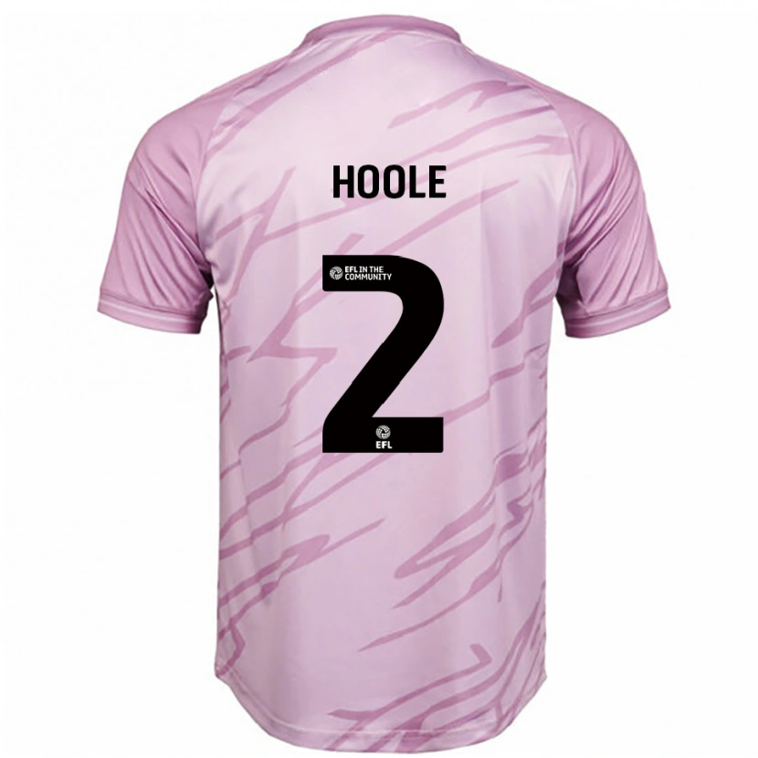 Danxen Men Luca Hoole #2 Pink Black Away Jersey 2025/26 T-Shirt