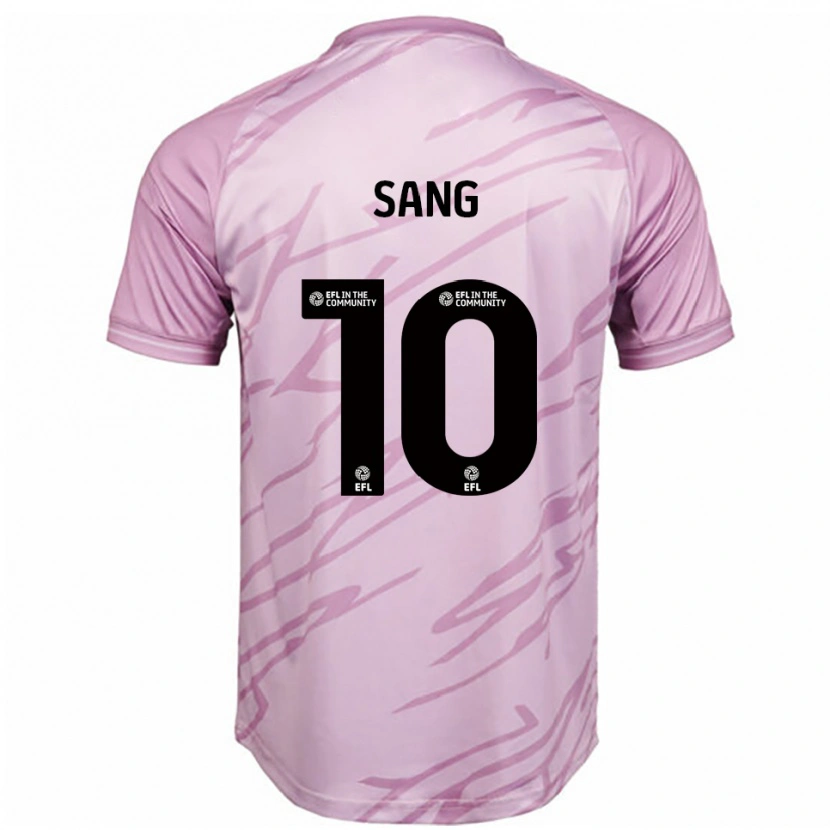 Danxen Men Tom Sang #10 Pink Black Away Jersey 2025/26 T-Shirt