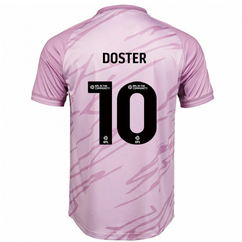 Danxen Men Katie Doster #10 Pink Black Away Jersey 2025/26 T-Shirt