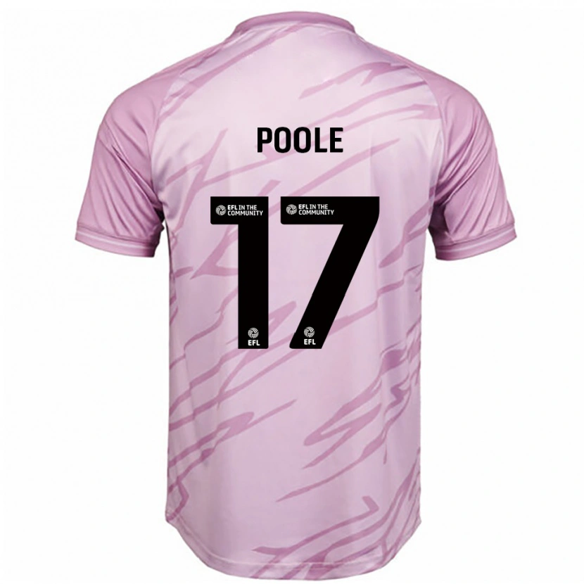 Danxen Men Mia Poole #17 Pink Black Away Jersey 2025/26 T-Shirt