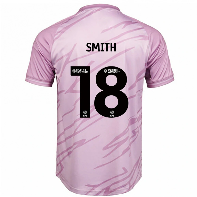 Danxen Men Katy Smith #18 Pink Black Away Jersey 2025/26 T-Shirt