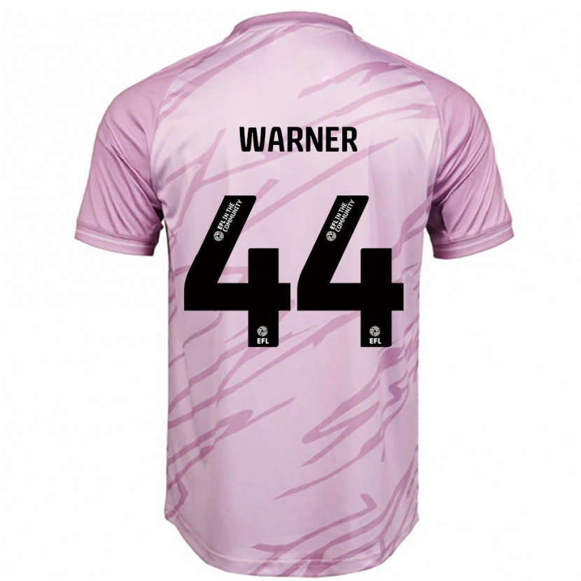 Danxen Men James Warner #44 Pink Black Away Jersey 2025/26 T-Shirt