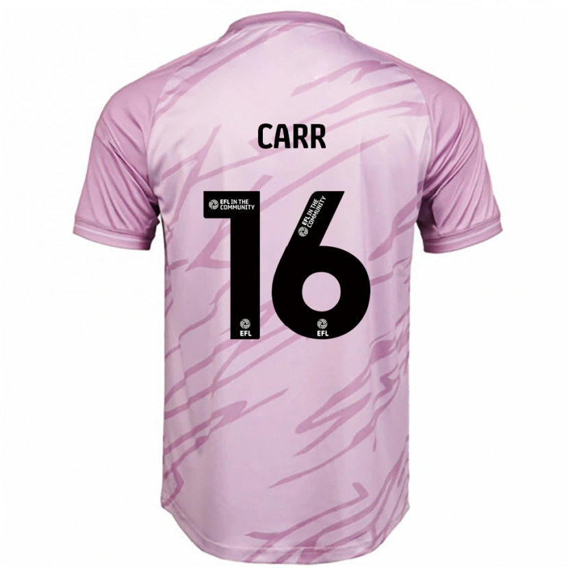 Danxen Men Jeorgia Carr #16 Pink Black Away Jersey 2025/26 T-Shirt
