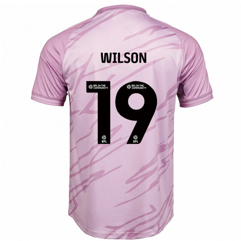 Danxen Men Pip Wilson #19 Pink Black Away Jersey 2025/26 T-Shirt