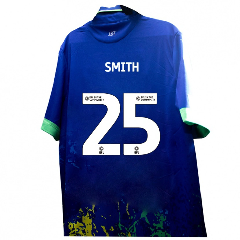 Danxen Men Josh Smith #25 Blue Yellow Away Jersey 2025/26 T-Shirt