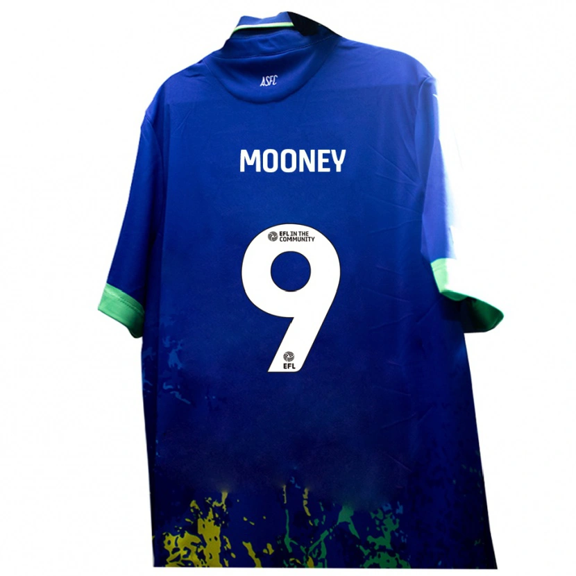 Danxen Men Kelsey Mooney #9 Blue Yellow Away Jersey 2025/26 T-Shirt