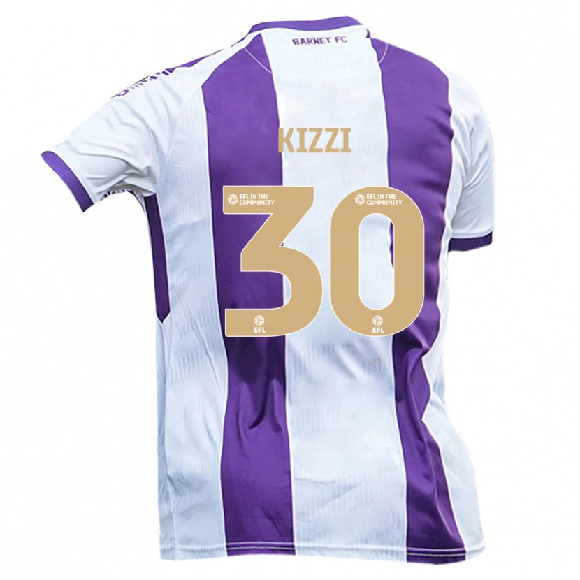 Danxen Men Joe Kizzi #30 White Purple Away Jersey 2025/26 T-Shirt