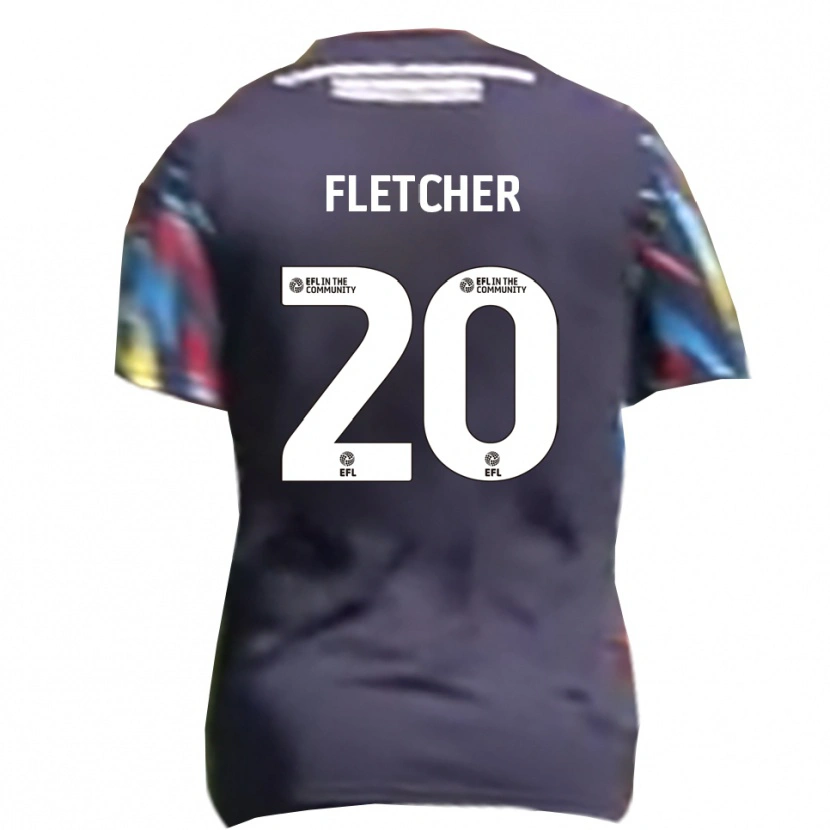 Danxen Men Isaac Fletcher #20 Navy Yellow Red Away Jersey 2025/26 T-Shirt
