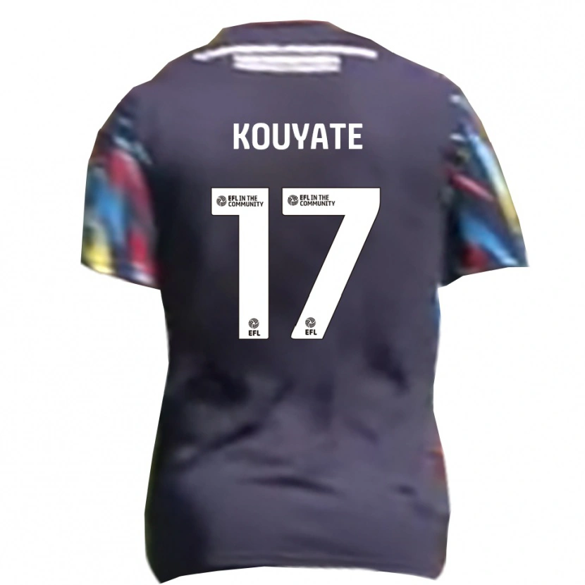 Danxen Men Katia Kouyate #17 Navy Yellow Red Away Jersey 2025/26 T-Shirt