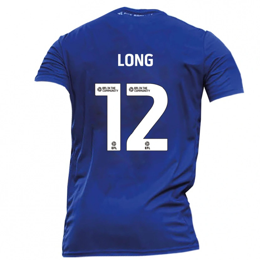 Danxen Men Sam Long #12 Blue White Away Jersey 2025/26 T-Shirt
