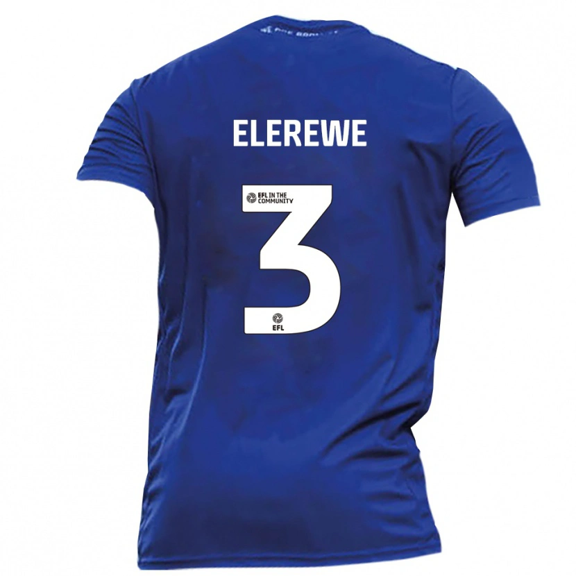 Danxen Men Deji Elerewe #3 Blue White Away Jersey 2025/26 T-Shirt