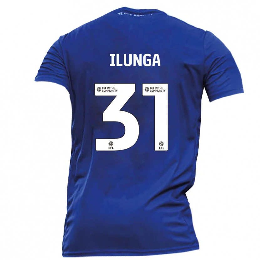 Danxen Men Brooklyn Ilunga #31 Blue White Away Jersey 2025/26 T-Shirt