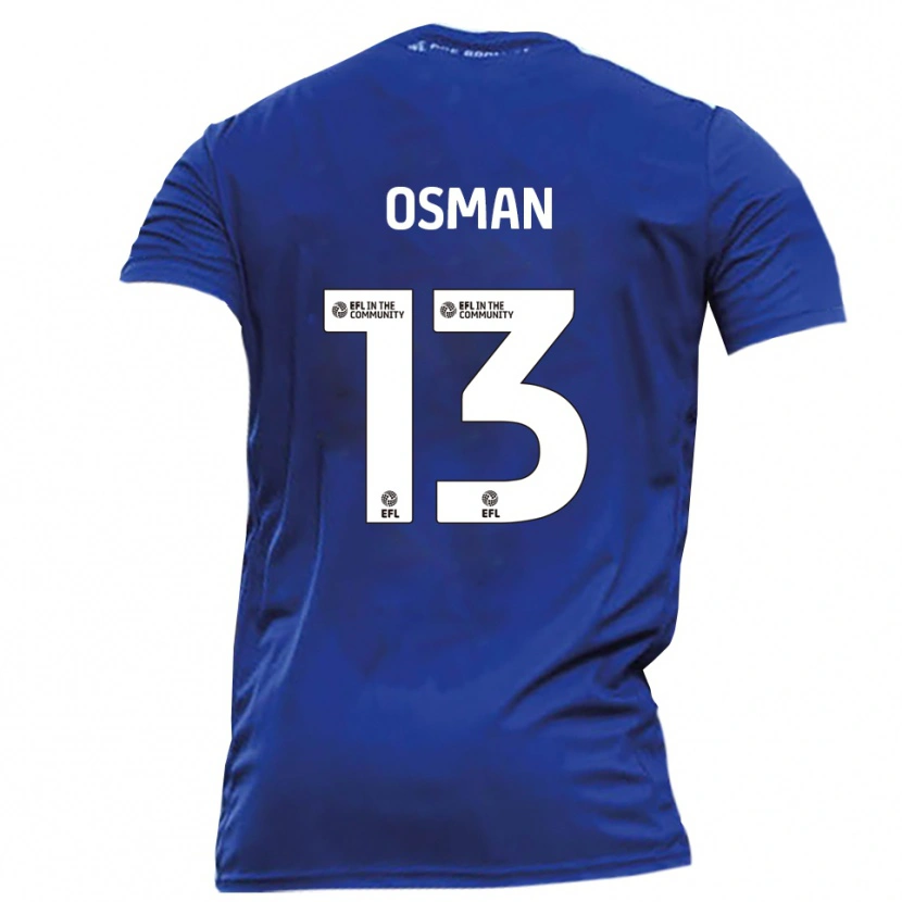 Danxen Men Cemal Osman #13 Blue White Away Jersey 2025/26 T-Shirt