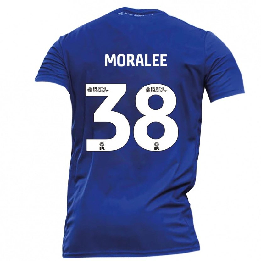 Danxen Men Frankie Moralee #38 Blue White Away Jersey 2025/26 T-Shirt
