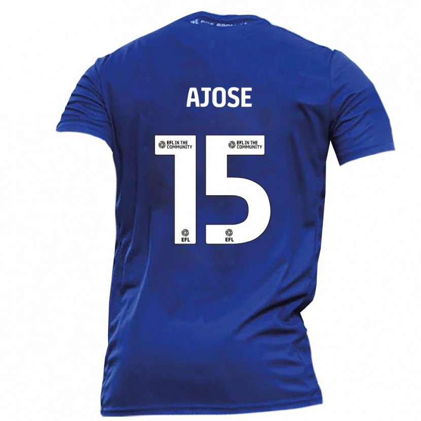 Danxen Men Zac Ajose #15 Blue White Away Jersey 2025/26 T-Shirt