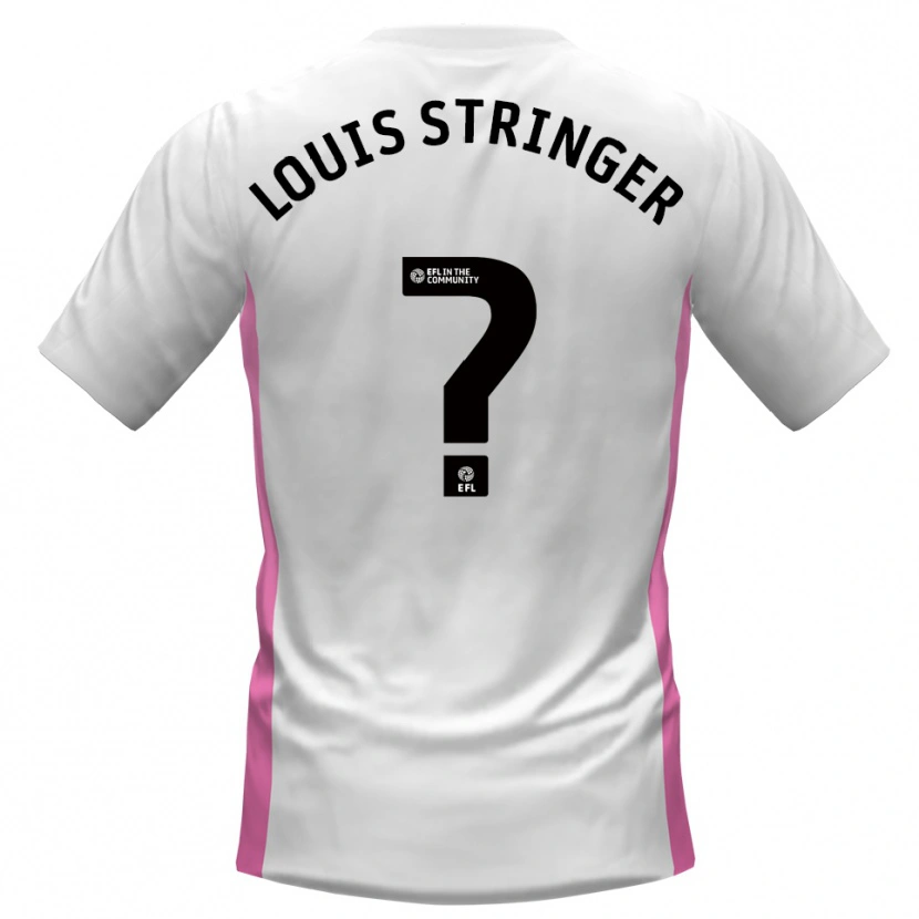 Danxen Men Ashton Louis Stringer #0 White Red Away Jersey 2025/26 T-Shirt