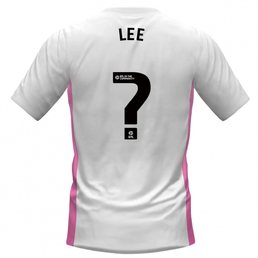 Danxen Men Katelin Lee #0 White Red Away Jersey 2025/26 T-Shirt