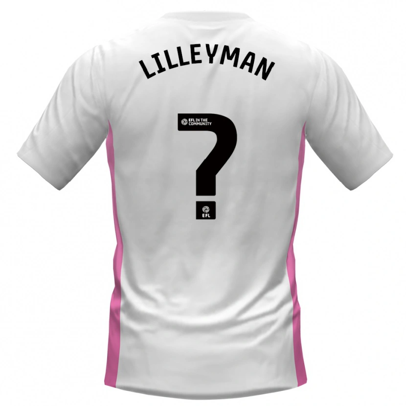 Danxen Men Rebecca Lilleyman #0 White Red Away Jersey 2025/26 T-Shirt